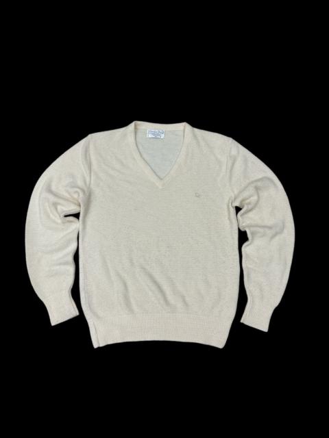 Other Designers Christian Dior Monsieur - VINTAGE CHRISTIAN DIOR V-NECK SWEATSHIRT KNITWEAR
