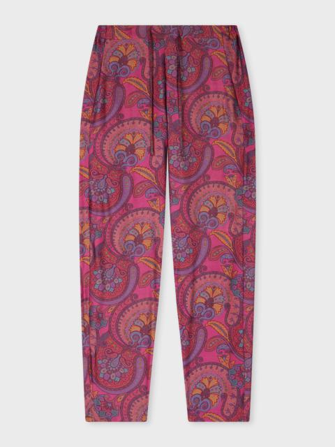 Paul Smith Daniel Hanson For Paul Smith - Paisley Silk Pyjama Trousers