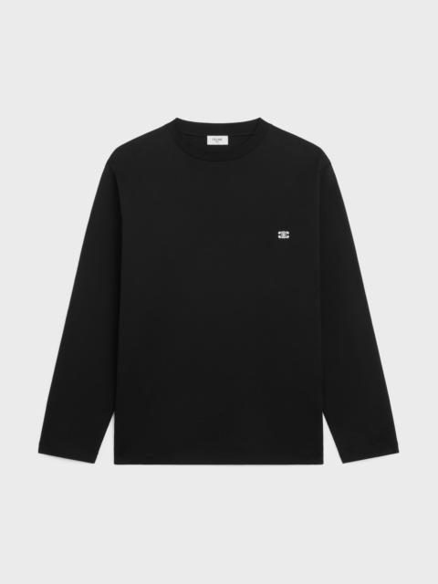 CELINE triomphe t-shirt in cotton jersey