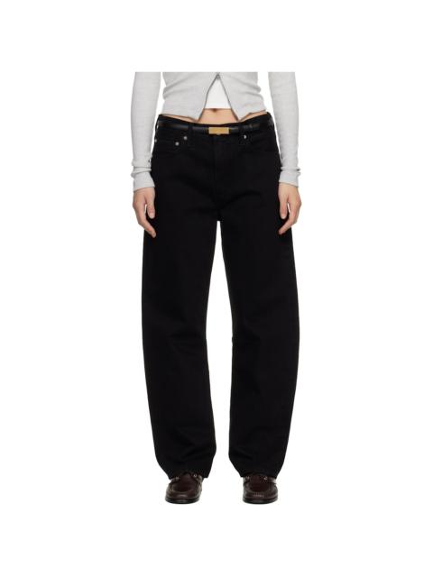 Citizens of Humanity Black Miro Long Relaxed Jeans