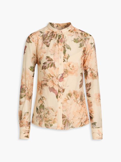 Other Designers Floral-print georgette blouse