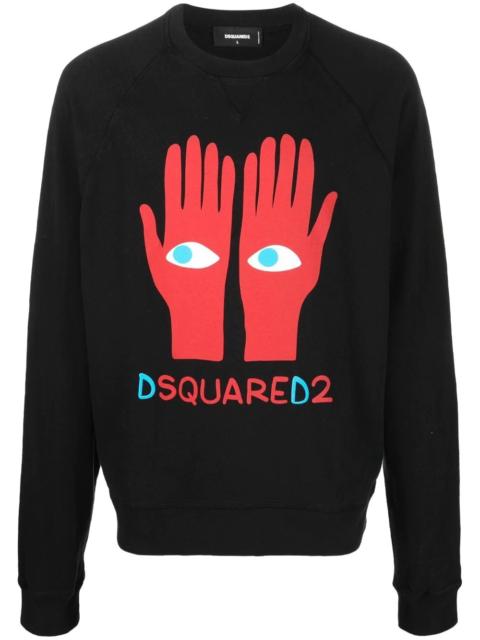 DSQUARED2 graphic-print logo sweatshirt