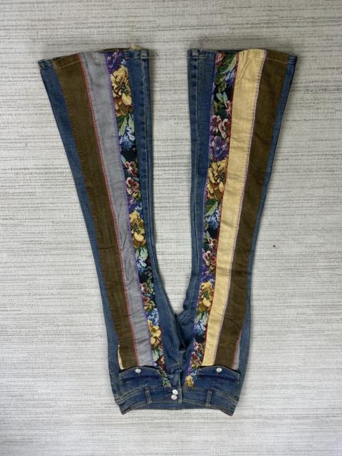Other Designers Japanese Brand - Vintage Flared Joky Gal Custom Patchwork Denim Jeans