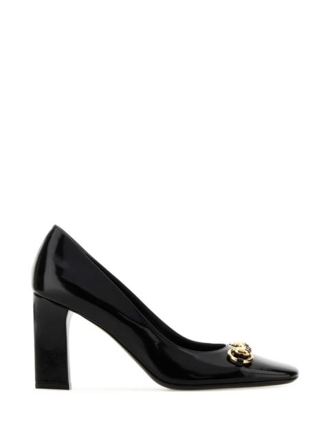 GUCCI Gucci Women Black Leather Signora Pumps