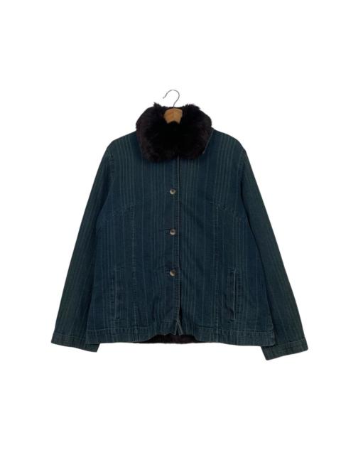 Other Designers Japanese Brand Sashiko Fur Jacket