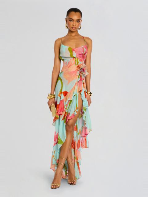 RETROFÊTE SAMARA SILK CHIFFON DRESS