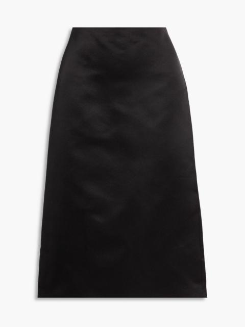 Other Designers Nova duchesse silk-satin midi skirt