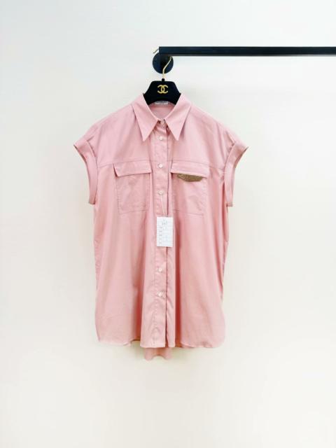 Brunello Cucinelli Brunello Cucinelli pink sleeveless shirt
