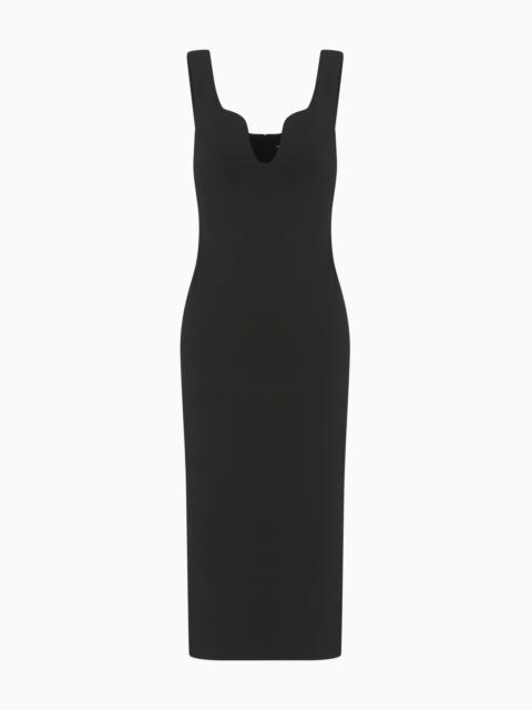 GIORGIO ARMANI TECHNICAL VISCOSE-JERSEY TUBE DRESS
