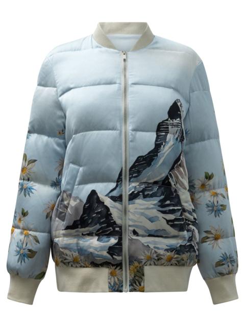 Other Designers Sleep No More "zermatt" Silk Bomber Jacket