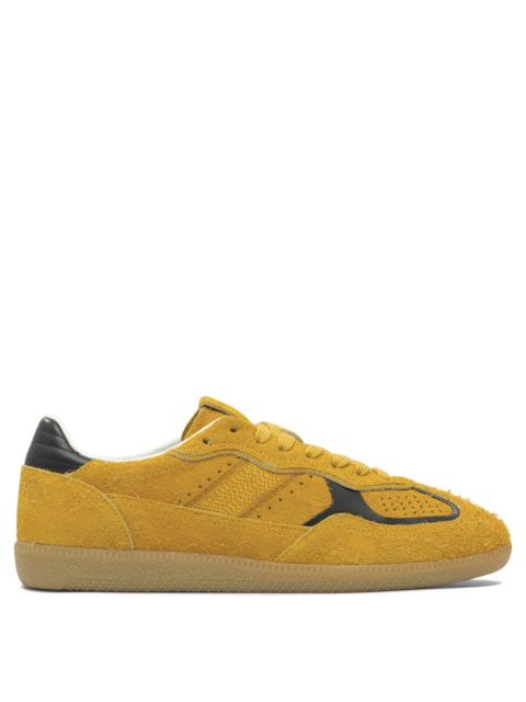 Other Designers Alohas Tb.490 Rife Suede Fuzzy Yellow Leather Sneakers