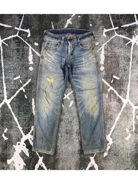 Other Designers Vintage - Vintage Levis 502 Jeans Dirty Distresss Denim KJ853