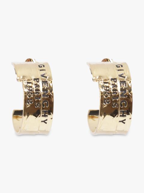 Givenchy GIVENCHY TAPE HOOP EARRINGS | ANTIC GOLDEN