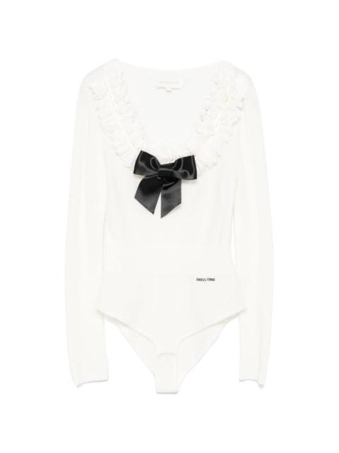 SHUSHU/TONG bow-detailed bodysuit