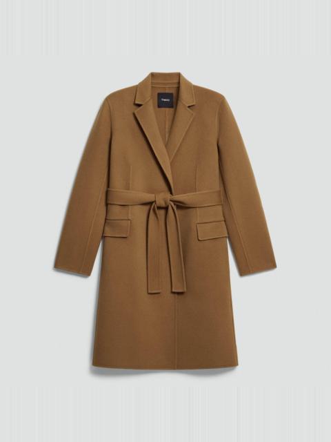 Theory Belted Coat in Double-Face Wool-Cashmere