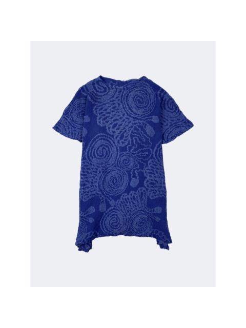 ISSEY MIYAKE Me All Over Pattern Cauliflower Pleated Tunic