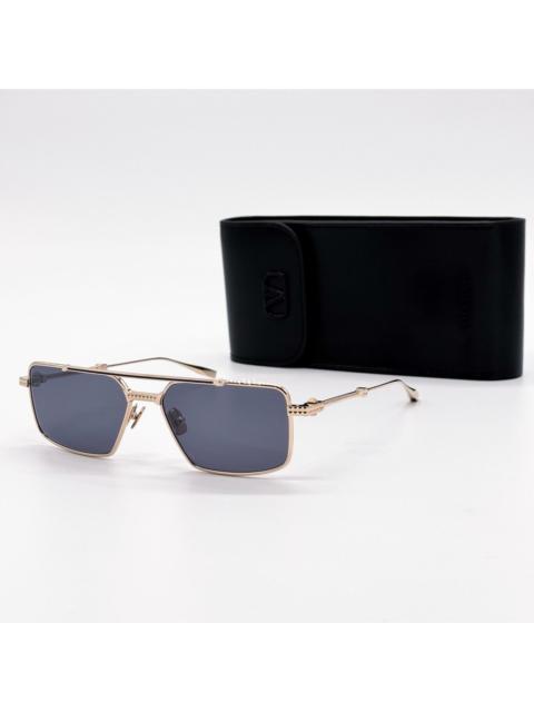 Valentino NEW VALENTINO SUNGLASSES VLS-111A 129 GOLD/GRAY WOMEN