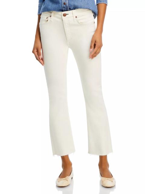 rag & bone Peyton High Rise Ankle Bootcut Jeans in Ecru