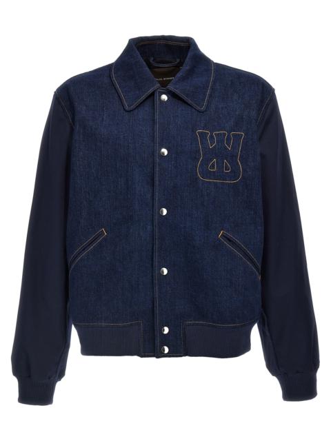 Wales Bonner Men 'The Echo Denim Varsity' Jacket