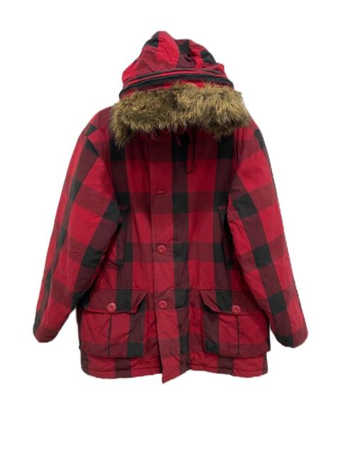 Other Designers Woolrich Woolen Mills - FAUX DUR WOOLRICH PLAID JACKET FOUR POCKET DESIGN PLAID