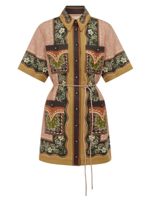ALÉMAIS Darcey Mini Dress in Multi