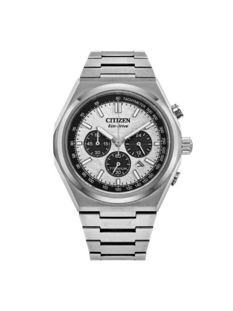 Citizen - Citizen Zenshin Chrono Chronograph Silver Dial Men's Watch CA4610-85A