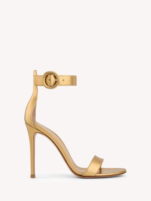 Gianvito Rossi Portofino 105 Sandals in Gold at Nordstrom