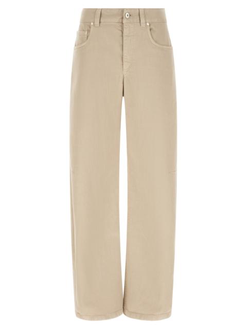 Brunello Cucinelli Brunello Cucinelli Women Garment-Dyed Jeans
