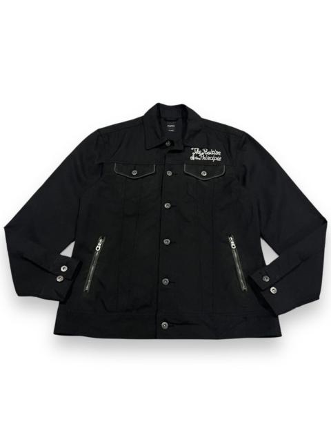 Other Designers If Six Was Nine × Japanese Brand × Le Grande Bleu (L.G.B.) - ☠️CRAZY DEVIL EMBROIDERY LOGO BUTTON UP SHIRT☠️