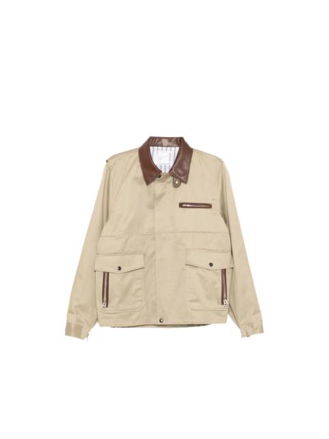 sacai Sacai Neutrals Jackets - Military Jackets Men