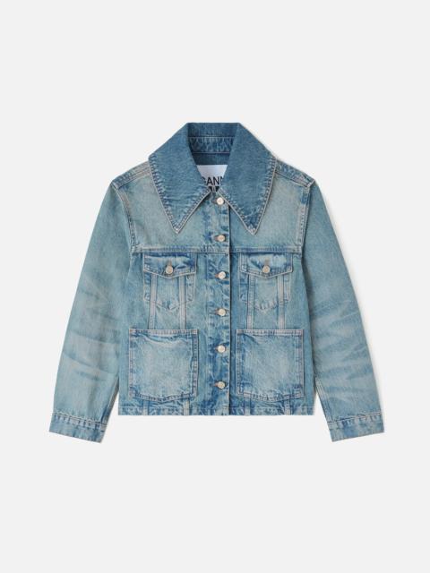 GANNI RIGID DENIM JACKET