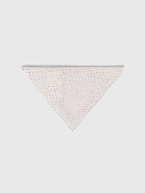 maje Rhinestone wool triangle scarf