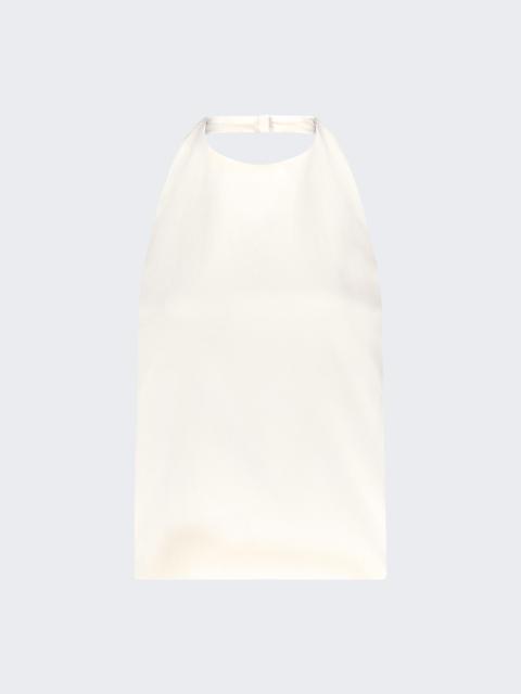 Loulou de Saison Sami Backless Halter Top Ivory