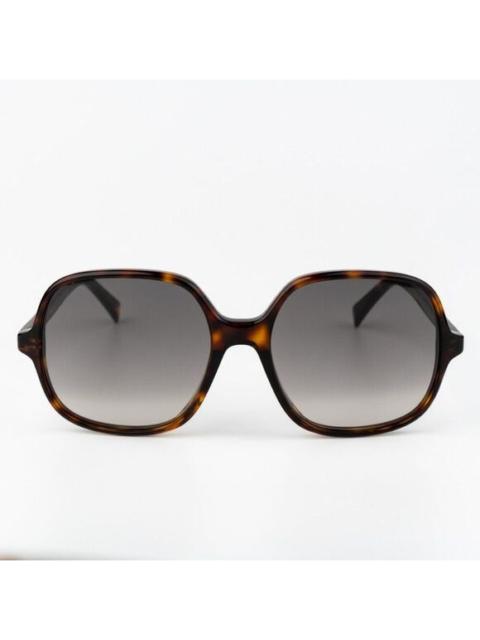 CELINE NEW Celine CL40244U 52F CELINE THIN Havana Gradient Women Geometric Sunglasses