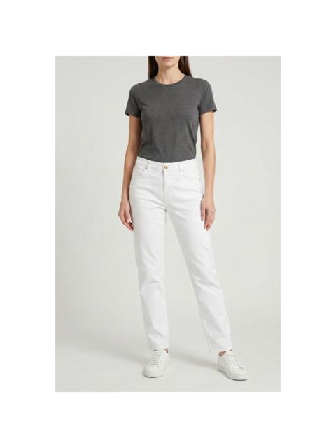 Brunello Cucinelli Brunello Cucinelli Wowhite Straight Leg Trousers