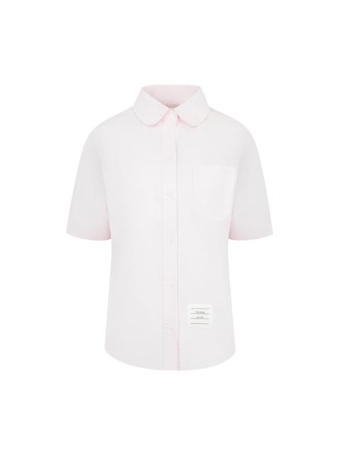 Thom Browne OXFORD ROUND COLLAR SHIRT