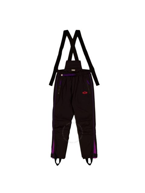 Other Designers Kolor Beacon Black Logo Print Trouser With Suspenders