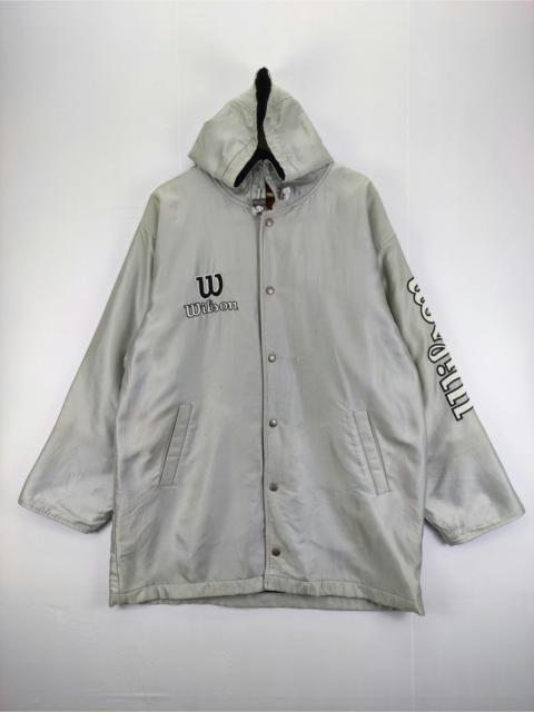 Other Designers Vintage Wilson Jacket Snap Button Hoodie