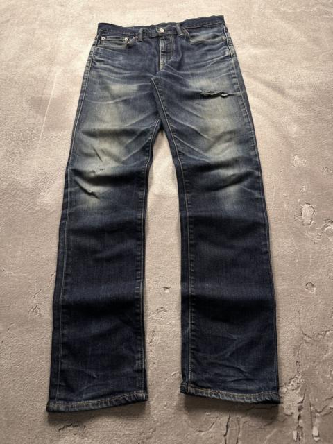 Levi's Vintage Levi’s Washed Distressed Denim Jeans Hedi Slimane