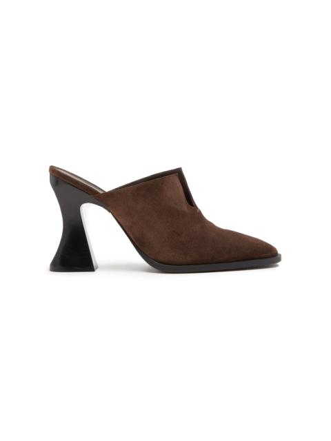 Bottega Veneta Cha-Cha Suede Mules brown