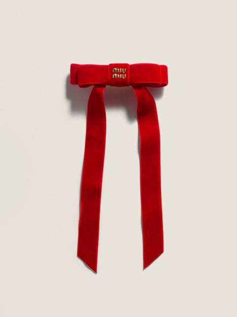 Miu Miu Velvet hair clip