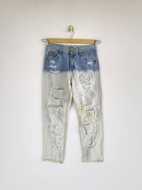 Other Designers Distressed Denim - Yellow Earth Jeans Distressed Japanese Denim Pants