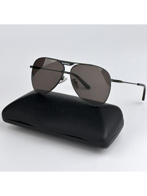 BALENCIAGA NEW Balenciaga BB0244S 001 Gray Pilot Unisex Sunglasses BB 0244S