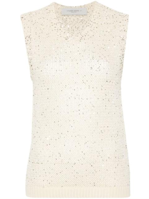Golden Goose Golden Goose Women Sequined Knitted Vest