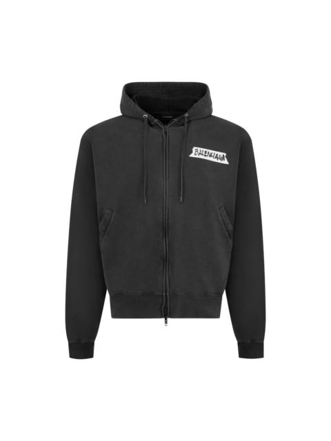 BALENCIAGA OVER ZIP-UP HOODIE