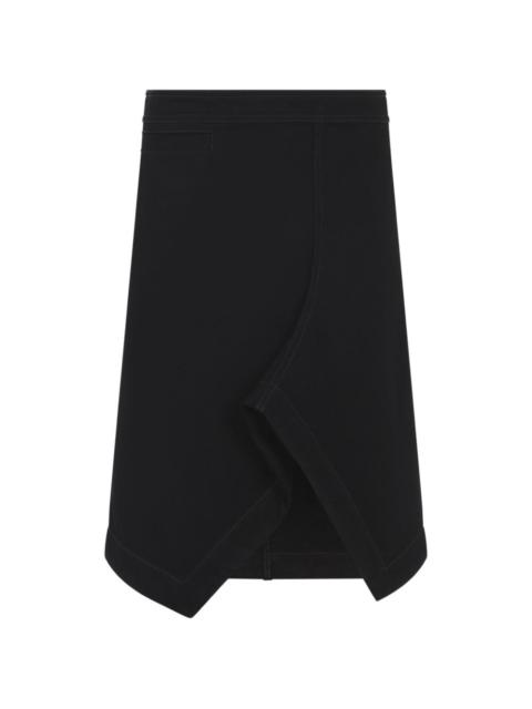 Lemaire Lemaire Women Asymmetric Cotton Skirt