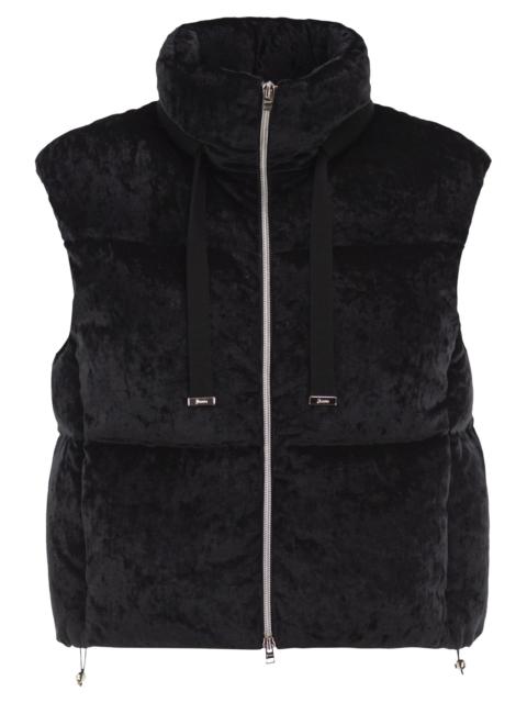 Herno Herno Women Velvet-Effect Padded Gilet
