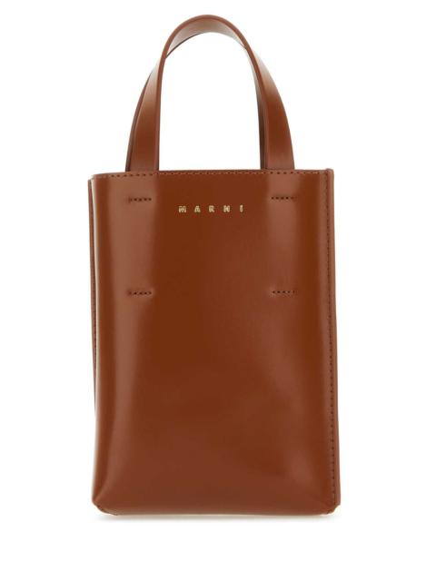 Marni Marni Women Brown Leather Nano Museo Handbag