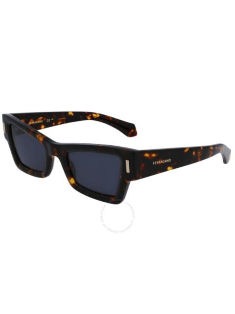 Ferragamo Blue Cat Eye Ladies Sunglasses SF2006S 242 53