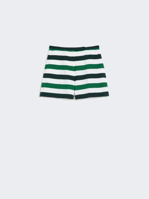 Max Mara NELSON Striped jersey shorts